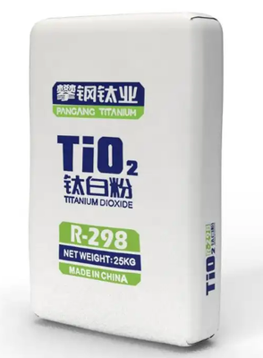 Pangang R-298 Pigmento de dióxido de titânio de grau rutilo com elevada pureza de TiO2, excelente dispersibilidade e baixo teor volátil