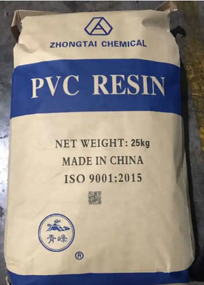 Resina de PVC Zhongtai SG-5 com VCM ultra-baixo resíduo, alta estabilidade térmica e peso molecular moderado