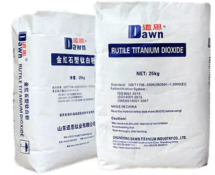 Dawn Titanium R-2195 Rutile TiO2 com certificado de ensaio de segurança CPSIA, não detectado teor de chumbo e não detectados ftalatos restritos