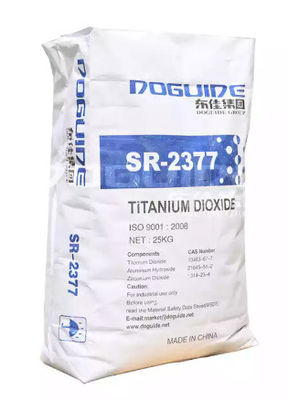Dióxido de titânio SR-2377 do processo do sulfato Tio2 para a laqueação Cas 13463-67-7