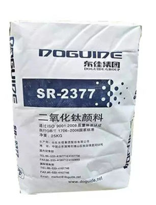 Dióxido de titânio SR-2377 do processo do sulfato Tio2 para a laqueação Cas 13463-67-7