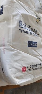 CR-210 Dióxido de Titânio Rutilo com elevado poder de ocultação, excelente dispersão e tom azul para Masterbatch de Poliolefina