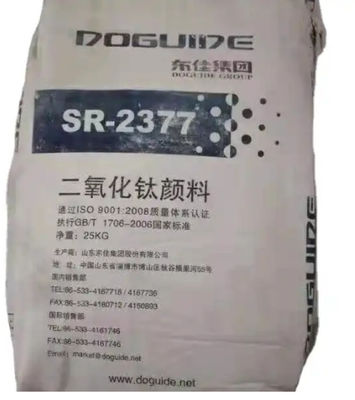 Pigmento branco do dióxido de titânio Tio2 do Rutile SR-2377 no papel do plástico da pintura