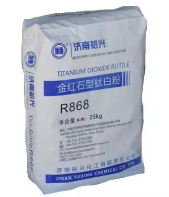 Processo de sulfato de Jinan Yuxing Dióxido de titânio TiO2 R868 com excelente retenção de brilho para revestimento de bobina