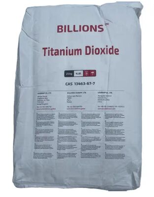 Aplicação de tinta BLR-631 Processo de sulfato Dióxido de titânio Rutilo com 96,0% de TiO2 e excelente dispersão