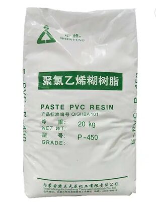 Resina P450 de pasta de PVC de qualidade emulsão Formosa com valor de 65 K para excelente espumabilidade e baixo peso molecular