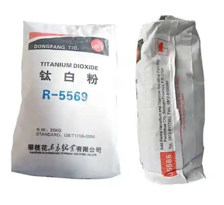 R-5569 Processo de Sulfato de Rutilo Tio2 de Alto Grau Dióxido de Titânio para Tinta Com Baixa Absorção de Óleo