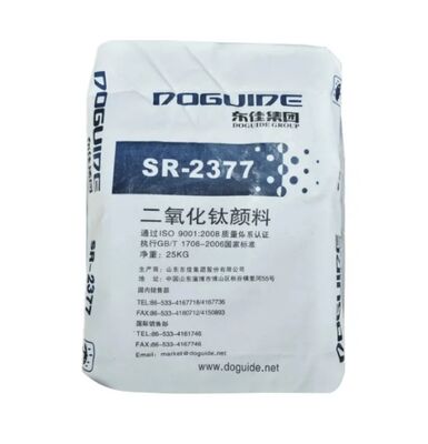 Dióxido de titânio rutilo SR-2377 Tio2 com alta acromaticidade, brancura superior e durabilidade média