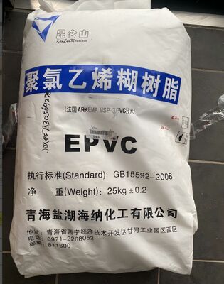 PB1302 Emulsão de EPVC Resina de PVC Valor K 63 com Viscosidade de Plastisol Ultrabaixa e Resíduo de Peneira Zero para Aplicações de Alto Fluxo