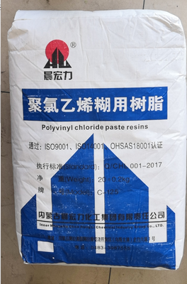 Resina de Pasta de PVC Chenhongli C-125 Valor K 74 com Brancura Ultra-Alta e Viscosidade Média Controlável para Aplicações de Alta Qualidade