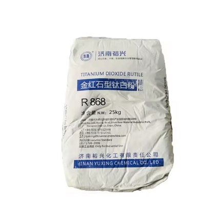 Bluestar Jinan Yuxing R868 Dióxido de Titânio Rutilo com Alta Branqueza Alta Força de Tintura e Baixa Absorção de Óleo