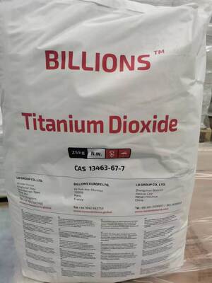 LB Group BILLIONSTM BLR-698 Dióxido de Titânio Rutilo com Duplo Revestimento Zr-Al, Partícula Ultrafina e Baixa Absorção de Óleo para Dispersão Superior