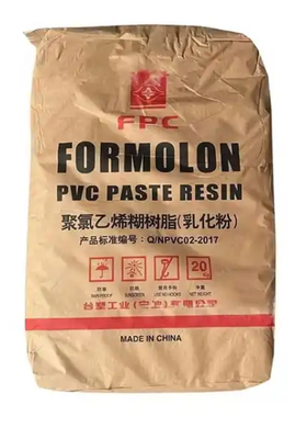 Formosa Plastics FORMOLON PR-450 Resina de pasta de PVC com baixo teor volátil ≤ 0,50%, fluidez de separação ≥ 200 g/100 sec e valor K 65