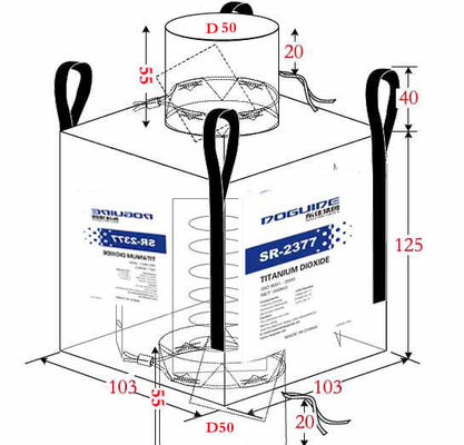 DOGUIDE GROUP SR-2377 Dióxido de titânio rutilo com revestimento inorgânico Zr-Al para excelente dispersão na água e brancura de pó seco ≥ 97,0