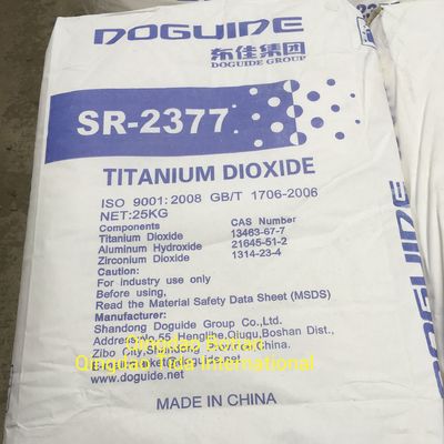Dióxido de titânio SR-2377 do processo do sulfato Tio2 para a tinta Cas 13463-67-7