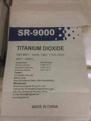 Pigmento de dióxido de titânio rutilo revestido Dongjia SR-9000 Zr-Al com alta brancura e dispersibilidade superior