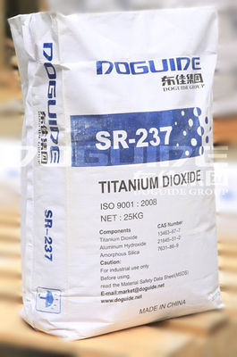 Dongjia SR-237 Pigmento de dióxido de titânio rutilo revestido de silício e alumínio com alta resistência a intempéries e excelente dispersão