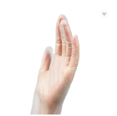 Inspeção descartável clara Glovees do vinil da luva do vinil do PVC da transformação de produtos alimentares