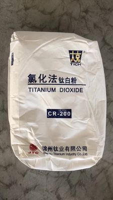 Processo Tio2 do cloreto do dióxido de titânio do Rutile CR-200 para o quadro do Pvc da tubulação do PVC