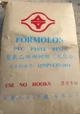 RESINA DE PASTA DE PVC FORMOLON PR-440 DE PESO MOLECULAR MÉDIO COM VALOR K 74 E BAIXA VISCOSIDADE BROOKFIELD DA FORMOSA PLASTICS