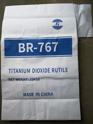 BR-767 Dióxido de Titânio Rutilo com Revestimento de Superfície Inorgânico Si/Al e Tratamento de Superfície Orgânico para Aplicações Universais