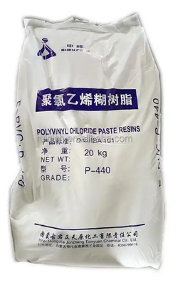 Junzheng P-440 Resina de PVC de pasta com valor K-75 de baixo teor volátil e grau médio de polimerização