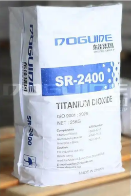 SR-2400 Dióxido de Titânio Rutilo com Alta Branqueza ≥ 97%, Forte Poder de Tintura ≥ 180%, e Revestimento de Silício/Alumina